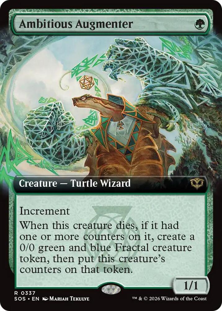 Ambitious Augmenter Extended Art 337 (Secrets of Strixhaven)  - Foil | Good Games Adelaide SA