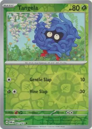 Tangela 001/167 (SV06: Twilight Masquerade)  - Reverse Holofoil | Good Games Adelaide SA