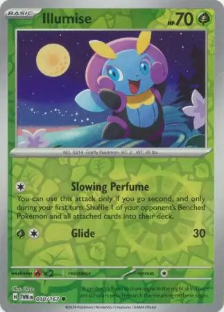 Illumise 010/167 (SV06: Twilight Masquerade)  - Reverse Holofoil | Good Games Adelaide SA