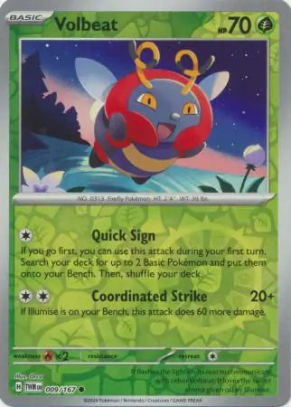 Volbeat 009/167 (SV06: Twilight Masquerade)  - Reverse Holofoil | Good Games Adelaide SA