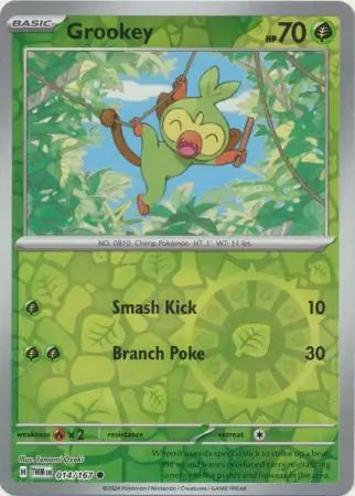 Grookey 014/167 (SV06: Twilight Masquerade)  - Reverse Holofoil | Good Games Adelaide SA