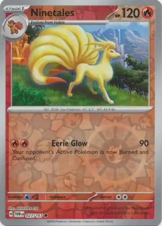 Ninetales 027/167 (SV06: Twilight Masquerade)  - Reverse Holofoil | Good Games Adelaide SA
