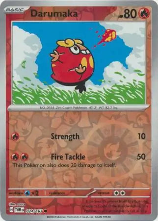 Darumaka 034/167 (SV06: Twilight Masquerade)  - Reverse Holofoil | Good Games Adelaide SA