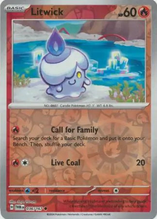 Litwick 036/167 (SV06: Twilight Masquerade)  - Reverse Holofoil | Good Games Adelaide SA