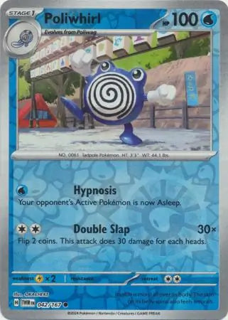 Poliwhirl 042/167 (SV06: Twilight Masquerade)  - Reverse Holofoil | Good Games Adelaide SA
