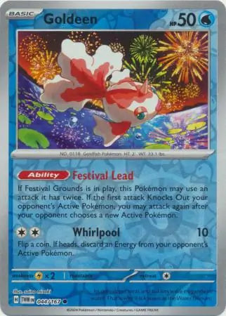 Goldeen 044/167 (SV06: Twilight Masquerade)  - Reverse Holofoil | Good Games Adelaide SA
