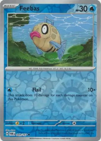 Feebas 049/167 (SV06: Twilight Masquerade)  - Reverse Holofoil | Good Games Adelaide SA