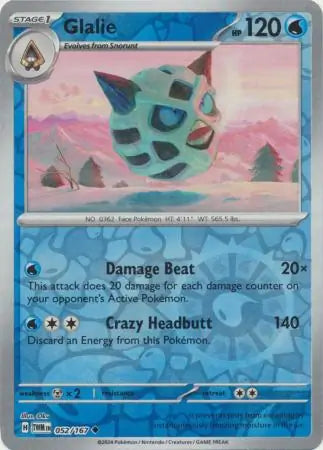 Glalie 052/167 (SV06: Twilight Masquerade)  - Reverse Holofoil | Good Games Adelaide SA