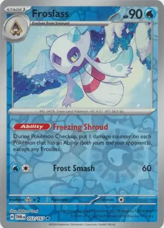 Froslass 053/167 (SV06: Twilight Masquerade)  - Reverse Holofoil | Good Games Adelaide SA