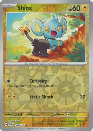 Shinx 066/167 (SV06: Twilight Masquerade)  - Reverse Holofoil | Good Games Adelaide SA