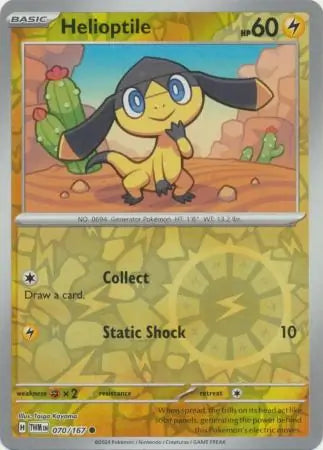 Helioptile 070/167 (SV06: Twilight Masquerade)  - Reverse Holofoil | Good Games Adelaide SA
