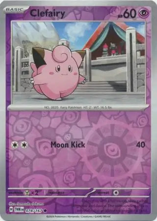 Clefairy 078/167 (SV06: Twilight Masquerade)  - Reverse Holofoil | Good Games Adelaide SA