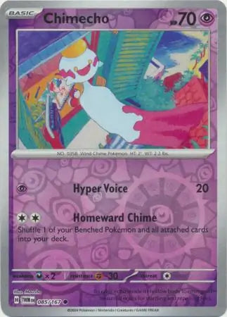 Chimecho 085/167 (SV06: Twilight Masquerade)  - Reverse Holofoil | Good Games Adelaide SA