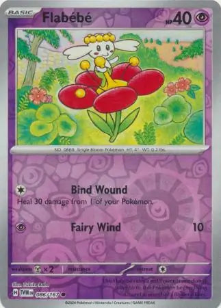 Flabebe 086/167 (SV06: Twilight Masquerade)  - Reverse Holofoil | Good Games Adelaide SA