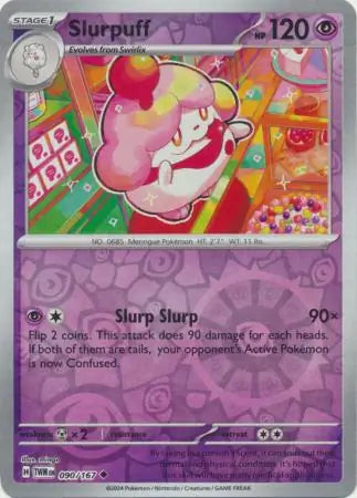 Slurpuff 090/167 (SV06: Twilight Masquerade)  - Reverse Holofoil | Good Games Adelaide SA