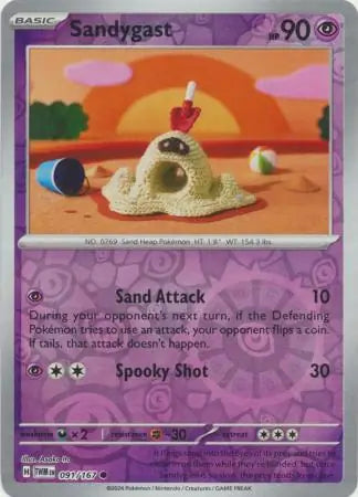 Sandygast 091/167 (SV06: Twilight Masquerade)  - Reverse Holofoil | Good Games Adelaide SA