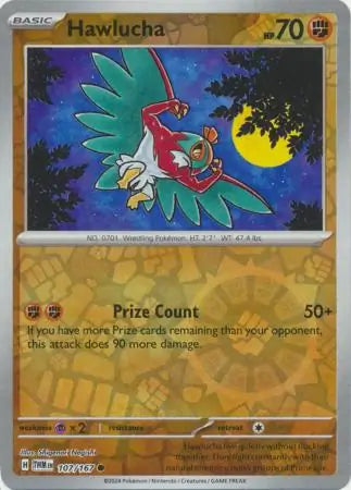 Hawlucha 107/167 (SV06: Twilight Masquerade)  - Reverse Holofoil | Good Games Adelaide SA