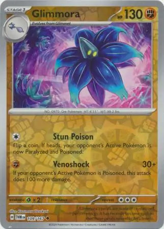 Glimmora 109/167 (SV06: Twilight Masquerade)  - Reverse Holofoil | Good Games Adelaide SA
