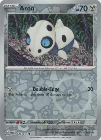 Aron 120/167 (SV06: Twilight Masquerade)  - Reverse Holofoil | Good Games Adelaide SA