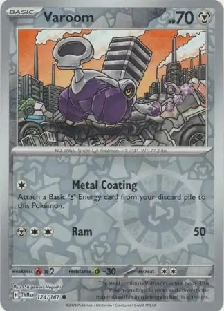 Varoom 124/167 (SV06: Twilight Masquerade)  - Reverse Holofoil | Good Games Adelaide SA
