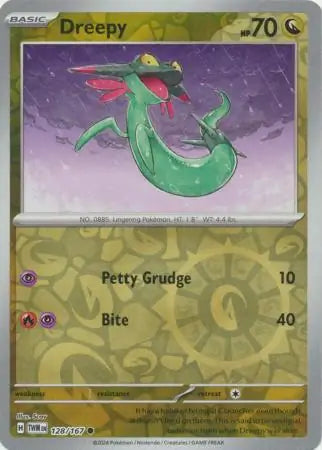 Dreepy 128/167 (SV06: Twilight Masquerade)  - Reverse Holofoil | Good Games Adelaide SA