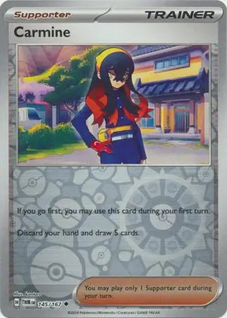 Carmine 145/167 (SV06: Twilight Masquerade)  - Reverse Holofoil | Good Games Adelaide SA