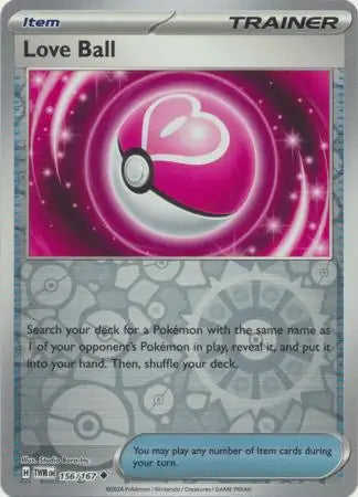 Love Ball 156/167 (SV06: Twilight Masquerade)  - Reverse Holofoil | Good Games Adelaide SA