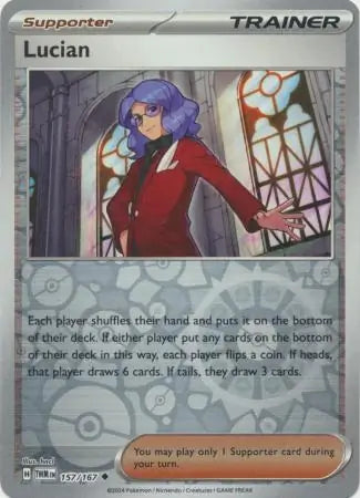 Lucian 157/167 (SV06: Twilight Masquerade)  - Reverse Holofoil | Good Games Adelaide SA