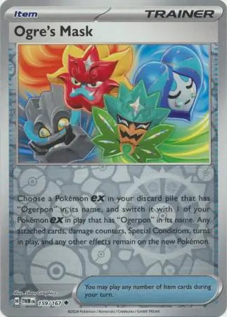 Ogres Mask 159/167 (SV06: Twilight Masquerade)  - Reverse Holofoil | Good Games Adelaide SA