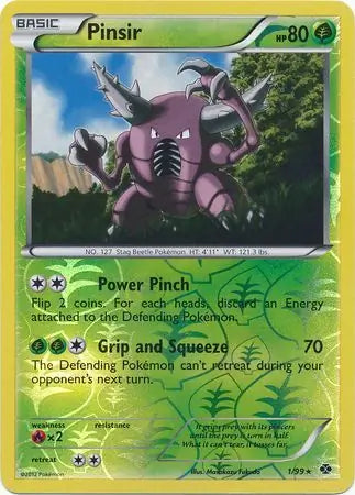 Pinsir 1/99 (Next Destinies)  - Reverse Holofoil | Good Games Adelaide SA