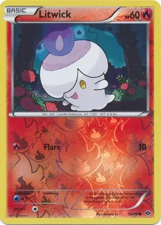 Litwick 18/99 (Next Destinies)  - Reverse Holofoil | Good Games Adelaide SA