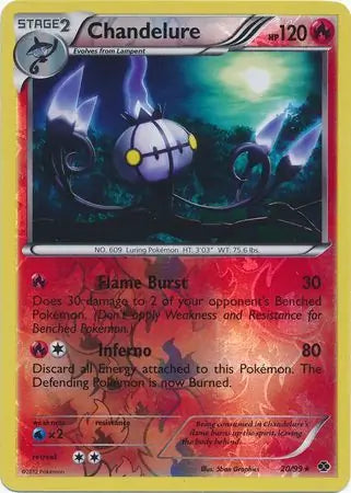 Chandelure 20/99 (Next Destinies)  - Reverse Holofoil | Good Games Adelaide SA