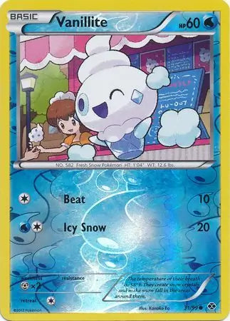 Vanillite 31/99 (Next Destinies)  - Reverse Holofoil | Good Games Adelaide SA