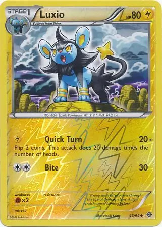Luxio 45/99 (Next Destinies)  - Reverse Holofoil | Good Games Adelaide SA