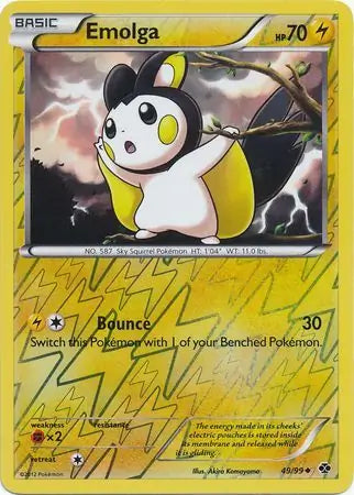 Emolga 49/99 (Next Destinies)  - Reverse Holofoil | Good Games Adelaide SA