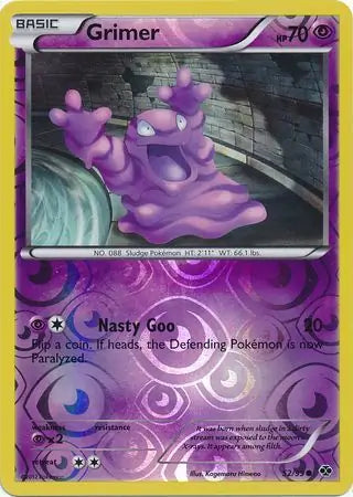 Grimer 52/99 (Next Destinies)  - Reverse Holofoil | Good Games Adelaide SA
