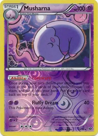 Musharna 59/99 (Next Destinies)  - Reverse Holofoil | Good Games Adelaide SA