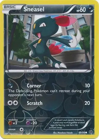 Sneasel 69/99 (Next Destinies)  - Reverse Holofoil | Good Games Adelaide SA