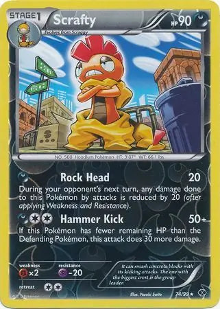 Scrafty 74/99 (Next Destinies)  - Reverse Holofoil | Good Games Adelaide SA