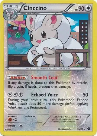 Cinccino 85/99 (Next Destinies)  - Reverse Holofoil | Good Games Adelaide SA