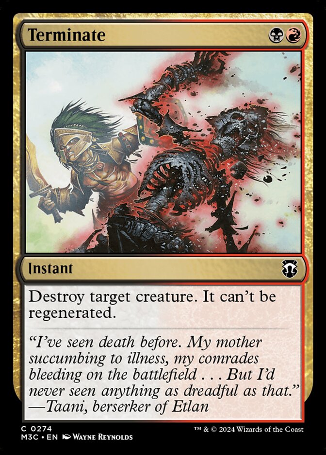 Terminate 274/411 (Commander: Modern Horizons 3)  - Ripple Foil | Good Games Adelaide SA