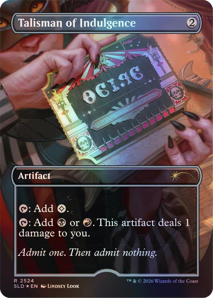 Talisman of Indulgence 2524 (Secret Lair Drop Series)  - Foil | Good Games Adelaide SA