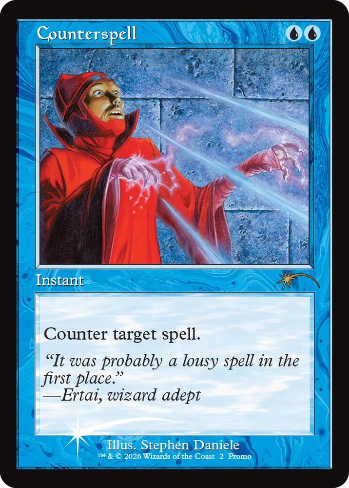 Counterspell Retro Frame 2 (MagicFest Cards)  - Foil | Good Games Adelaide SA