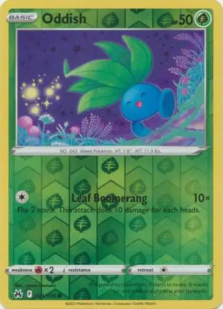 Oddish 001/159 (Crown Zenith)  - Reverse Holofoil | Good Games Adelaide SA