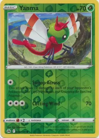 Yanma 008/159 (Crown Zenith)  - Reverse Holofoil | Good Games Adelaide SA