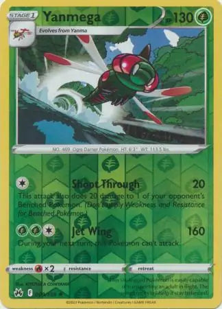 Yanmega 009/159 (Crown Zenith)  - Reverse Holofoil | Good Games Adelaide SA