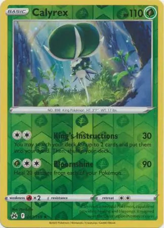 Calyrex 017/159 (Crown Zenith)  - Reverse Holofoil | Good Games Adelaide SA