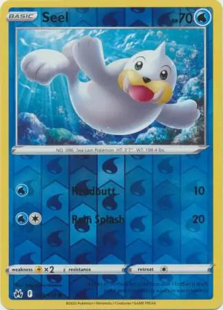 Seel 029/159 (Crown Zenith)  - Reverse Holofoil | Good Games Adelaide SA