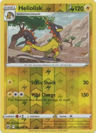 Heliolisk 050/159 (Crown Zenith)  - Reverse Holofoil | Good Games Adelaide SA