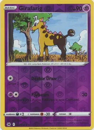 Girafarig 061/159 (Crown Zenith)  - Reverse Holofoil | Good Games Adelaide SA